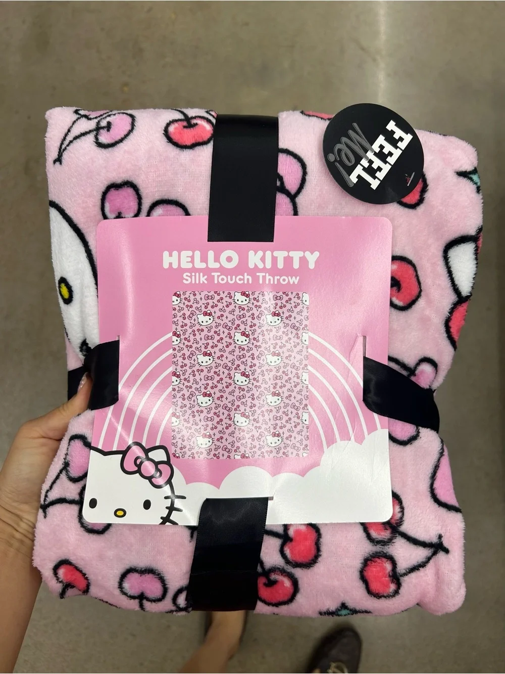 Hello Kitty Pink Silk Touch Throw Blanket